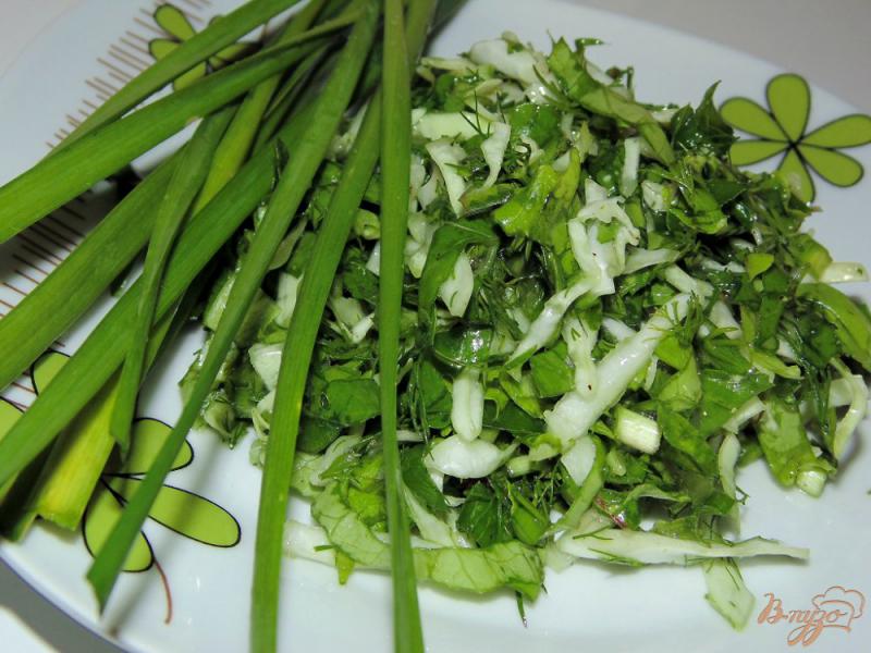 Фото приготовление рецепта: Мега-полезный диетический салат шаг №7
