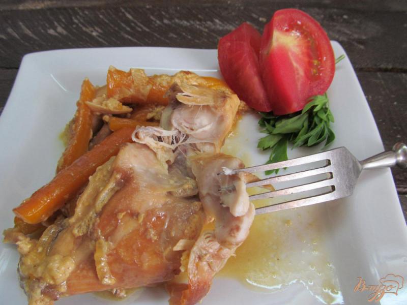 Фото приготовление рецепта: Кролик с морковью в мультиварке шаг №6