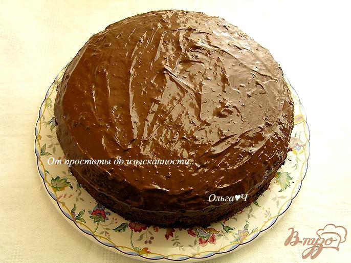 Фото приготовление рецепта: Шоколадный свекольный торт с чипсами шаг №5
