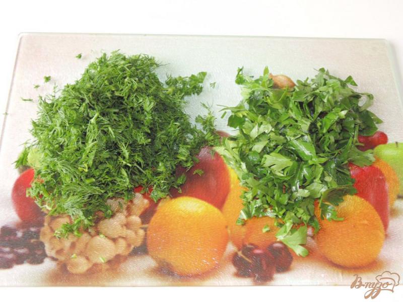 Фото приготовление рецепта: Зеленый салат шаг №4
