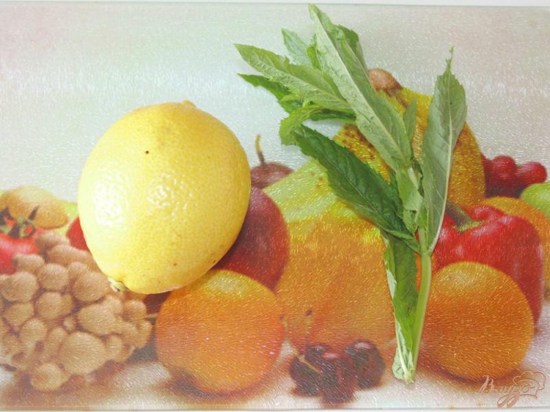 Фото приготовление рецепта: Лимонно-мятный лимонад шаг №1