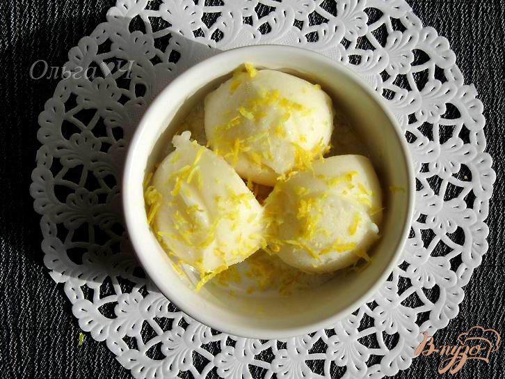 Фото приготовление рецепта: Мягкое лимонное мороженое шаг №6
