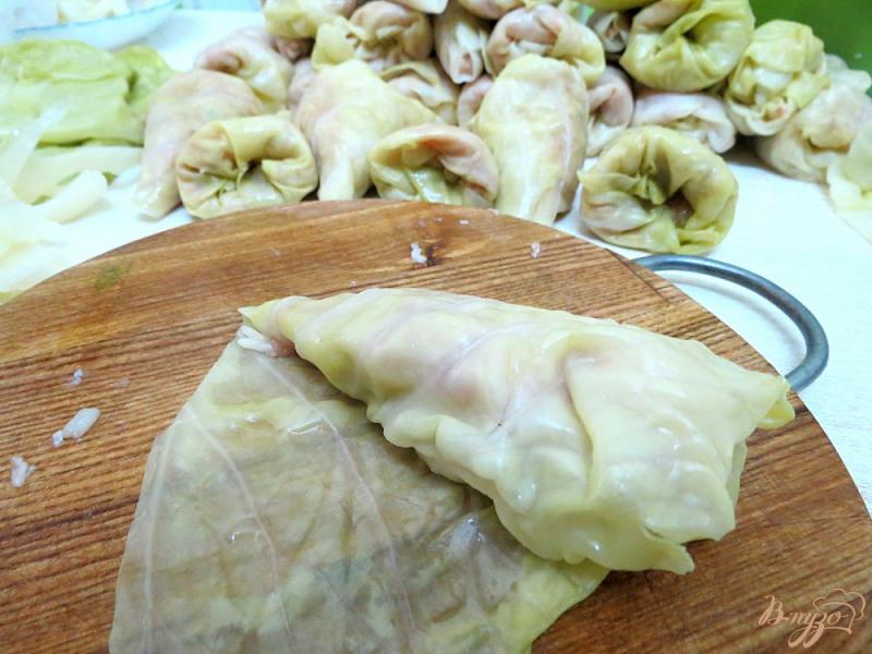 Фото приготовление рецепта: Голубцы со свининой запеченные в духовке шаг №11