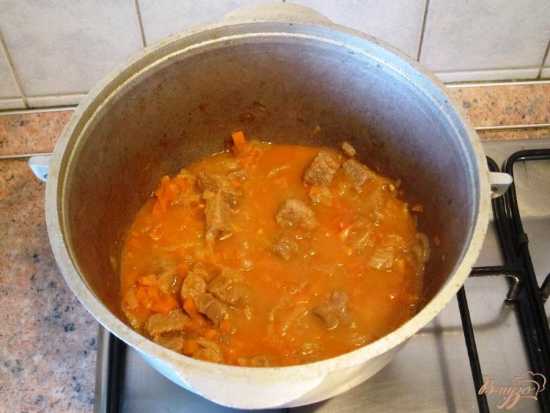 Фото приготовление рецепта: Узбекский суп «Манчиза» шаг №6