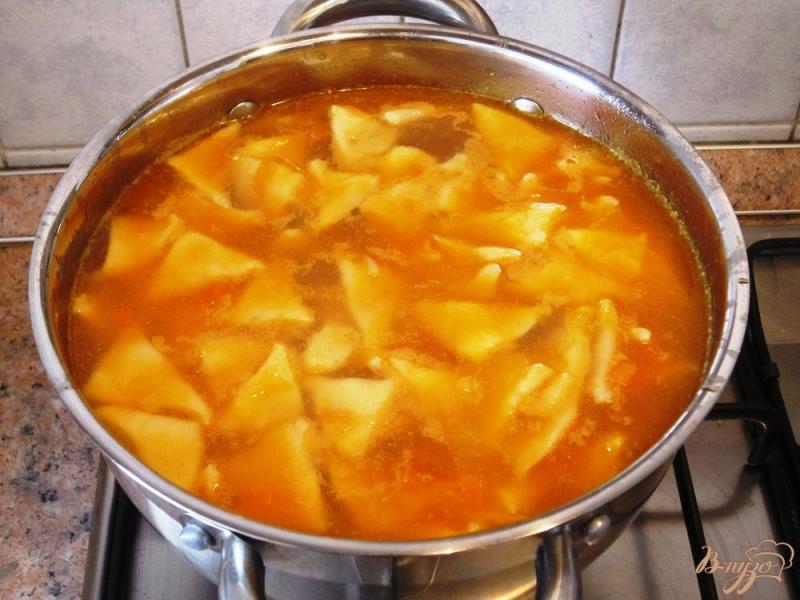 Фото приготовление рецепта: Узбекский суп «Манчиза» шаг №9