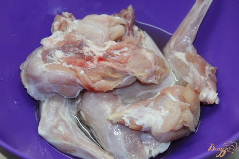 Фото приготовление рецепта: Салат с кроликом и овощами шаг №1