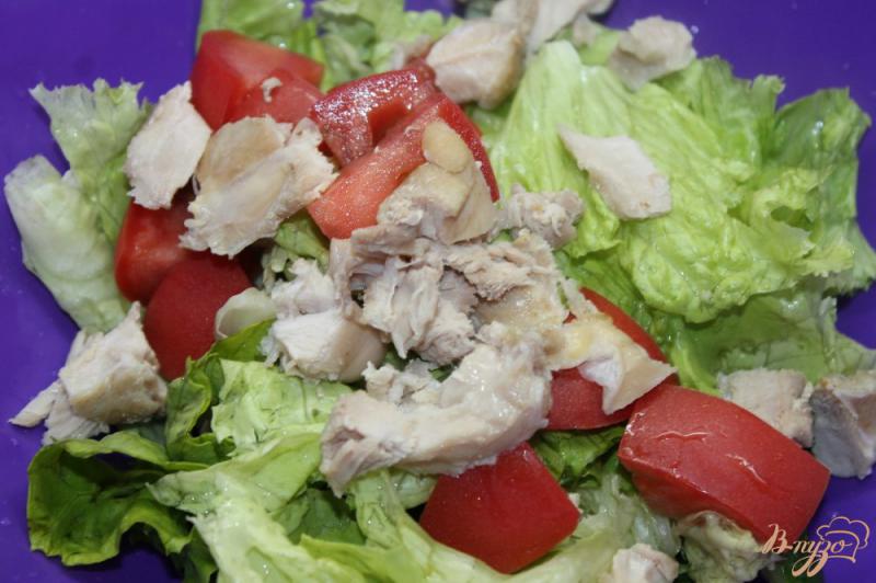 Фото приготовление рецепта: Салат с кроликом и овощами шаг №5