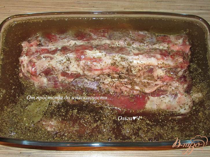 Фото приготовление рецепта: Запеченный свиной карбонад на кости шаг №2