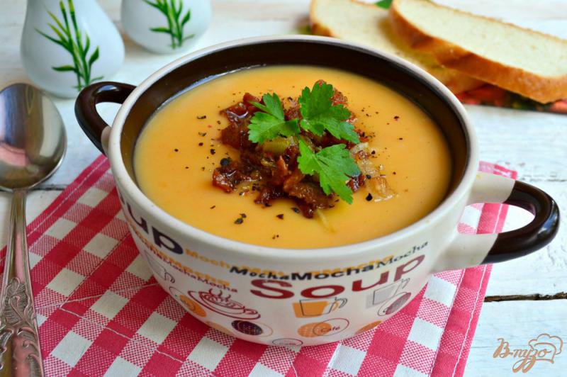 Фото приготовление рецепта: Крем-суп из картофеля и моркови шаг №7