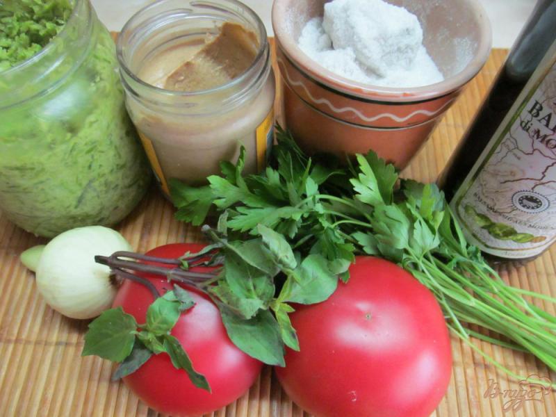 Фото приготовление рецепта: Салат из помидора шаг №1