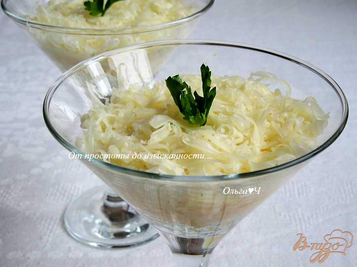 Фото приготовление рецепта: Яично-картофельный салат шаг №4