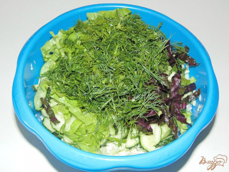 Фото приготовление рецепта: Капустный салат с медово-уксусной заправкой шаг №4