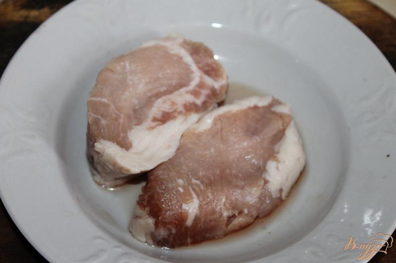 Фото приготовление рецепта: Свинина с прослойкой сала маринованная в неострой горчице и пряностях шаг №1