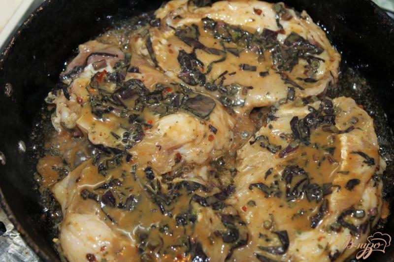 Фото приготовление рецепта: Свинина с прослойкой сала маринованная в неострой горчице и пряностях шаг №5