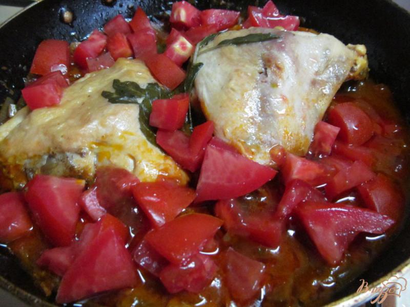 Фото приготовление рецепта: Курица по итальянски «Каччианторе» шаг №6