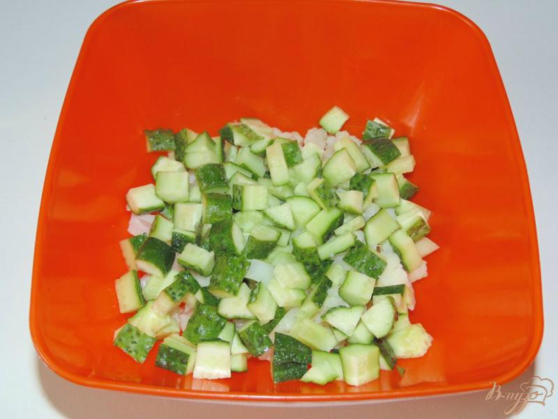 Фото приготовление рецепта: Салат из цветной капусты с ветчиной шаг №2