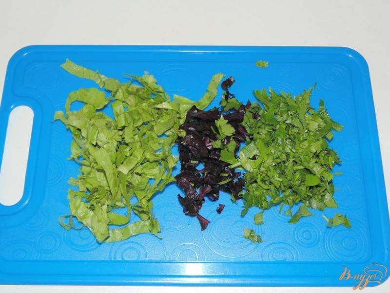 Фото приготовление рецепта: Салат из цветной капусты с черной фасолью шаг №4
