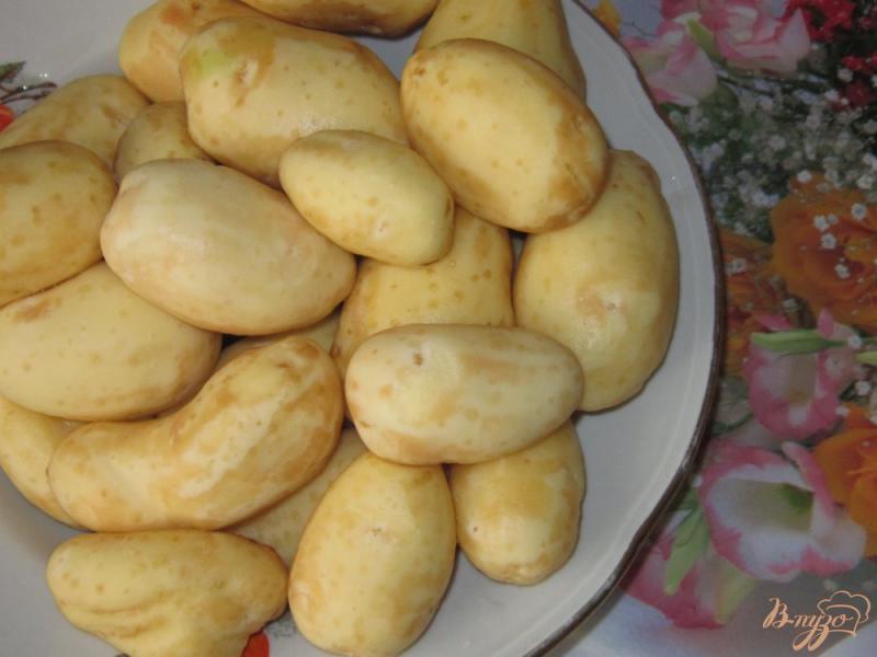 Фото приготовление рецепта: Молодой картофель запеченный в горшочке шаг №1