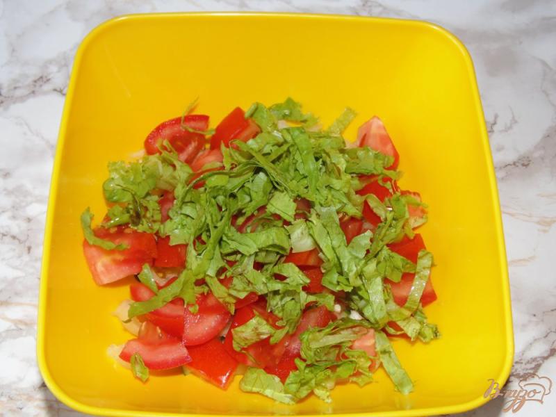 Фото приготовление рецепта: Салат со сладким перцем шаг №4