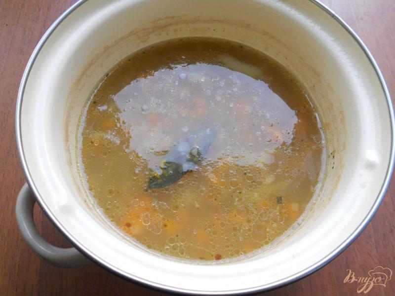 Фото приготовление рецепта: Овощной суп с гречкой шаг №6