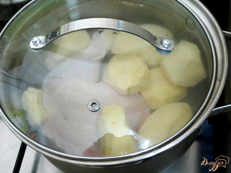 Фото приготовление рецепта: Картофельный суп пюре по-японски шаг №2