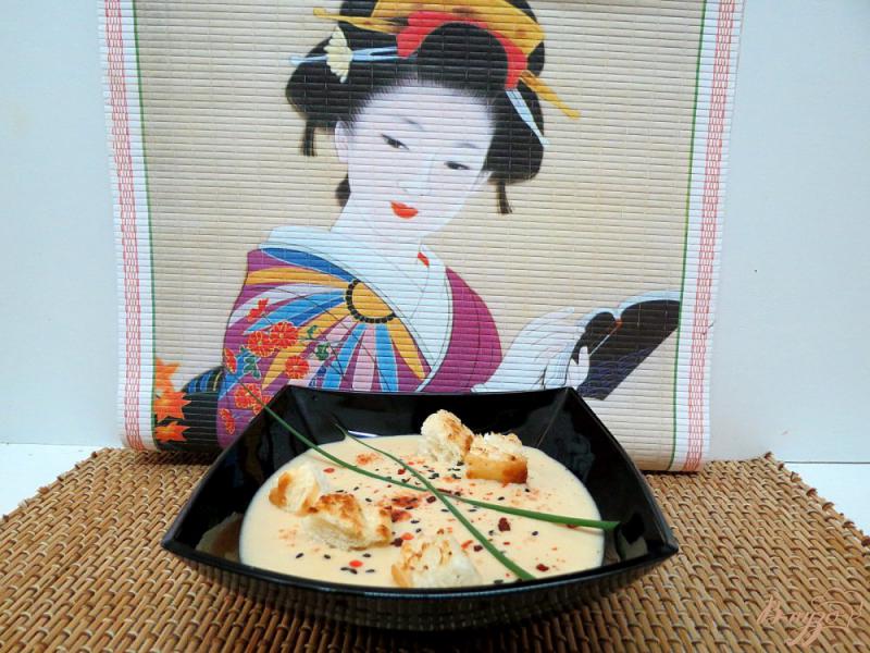 Фото приготовление рецепта: Картофельный суп пюре по-японски шаг №7