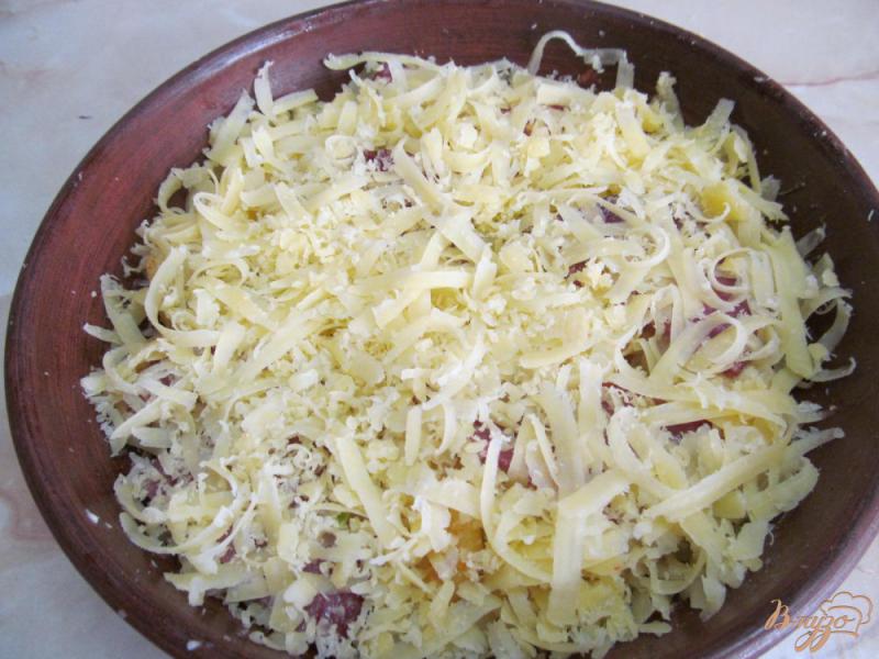 Фото приготовление рецепта: Запеченный картофель под сырной корочкой шаг №5