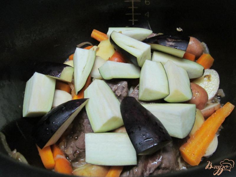 Фото приготовление рецепта: Овощное рагу с бараниной в мультиварке шаг №5