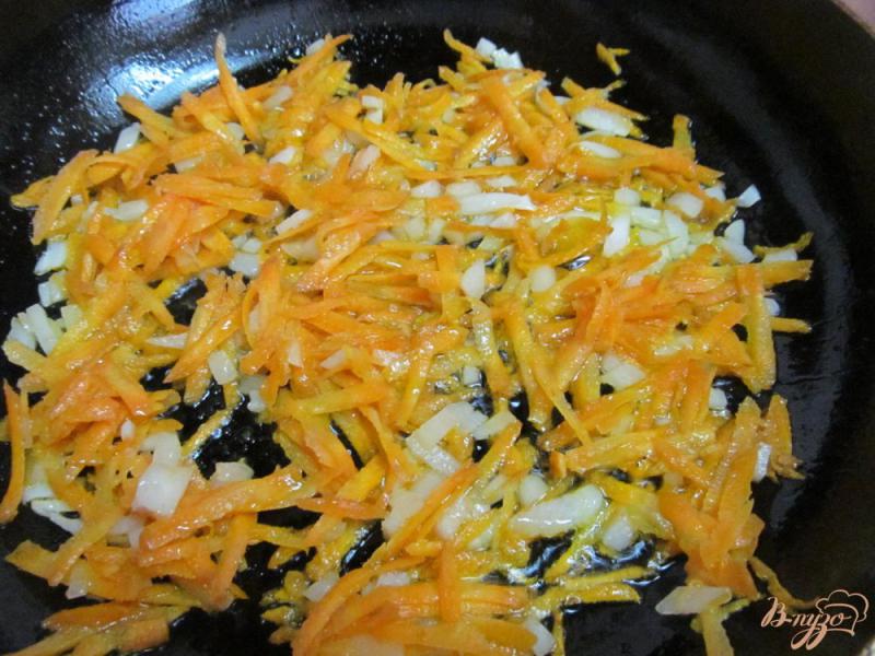 Фото приготовление рецепта: Закуска из баклажана с овощами шаг №4