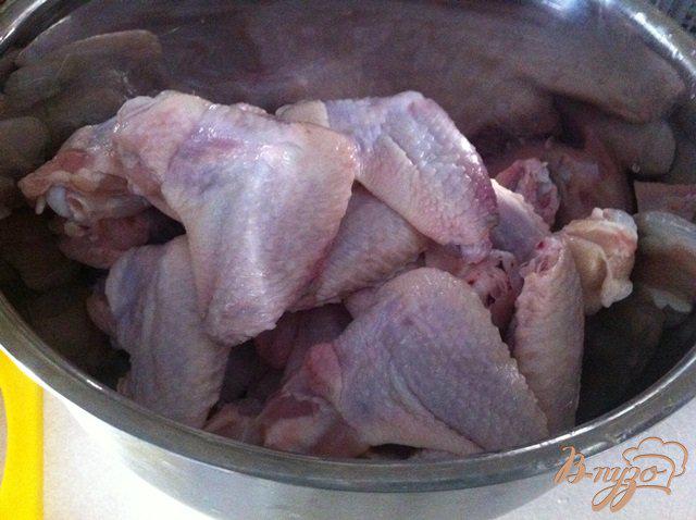 Фото приготовление рецепта: Куриные крылья барбекю из духовки шаг №1