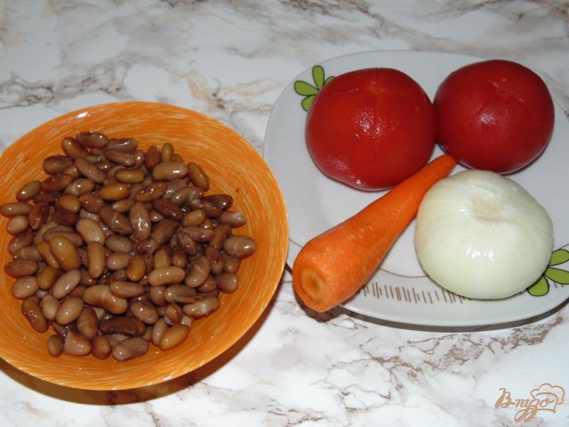 Фото приготовление рецепта: Фасоль с овощами шаг №1