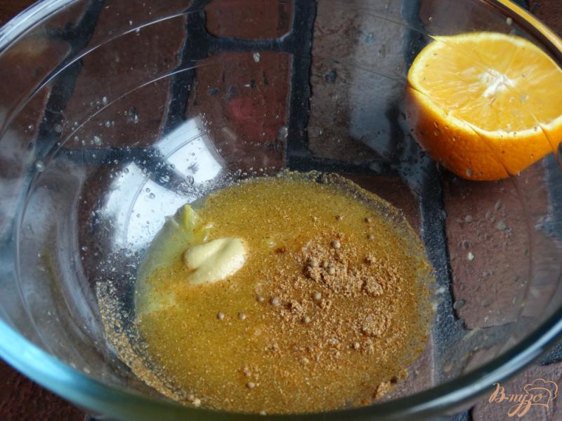 Фото приготовление рецепта: Стейк в горчично-апельсиновом маринаде на гриле шаг №1
