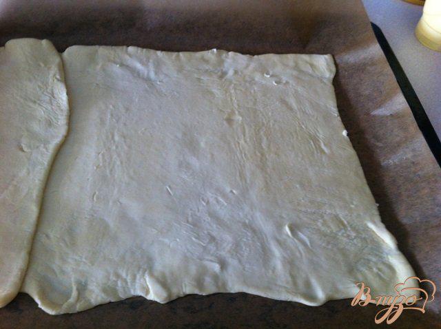 Фото приготовление рецепта: Пирог со шпинатом и творогом шаг №6