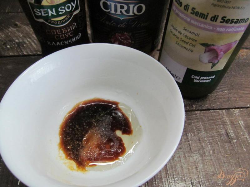 Фото приготовление рецепта: Салат из баклажана с помидором в восточном стиле шаг №3
