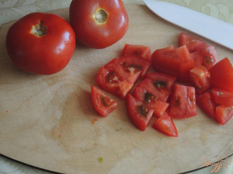 Фото приготовление рецепта: Салат с помидорами и рикоттой шаг №1