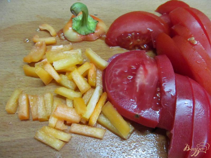 Фото приготовление рецепта: Салат из помидора с кабачком шаг №5