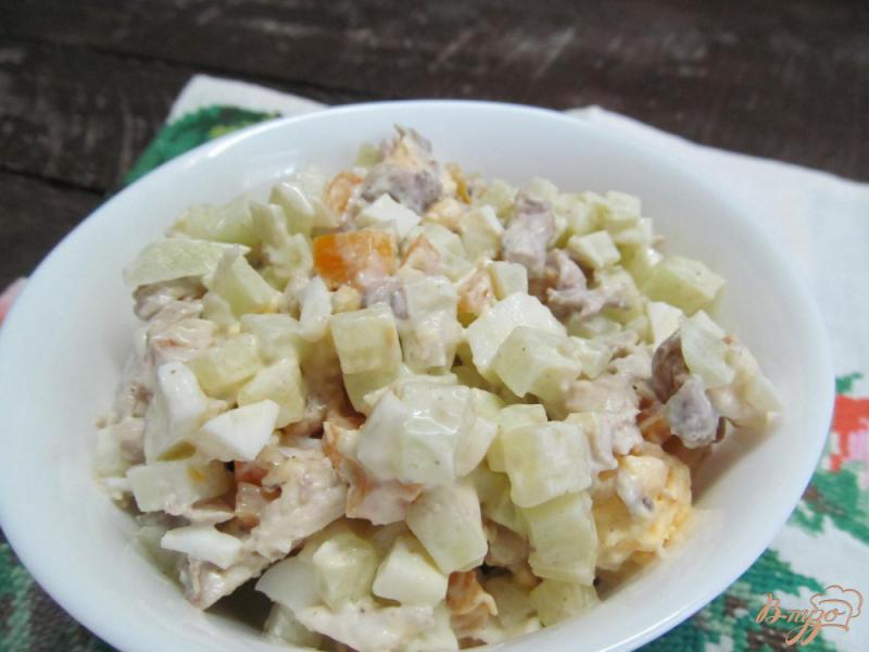Фото приготовление рецепта: Салат из мяса курицы с овощами шаг №3