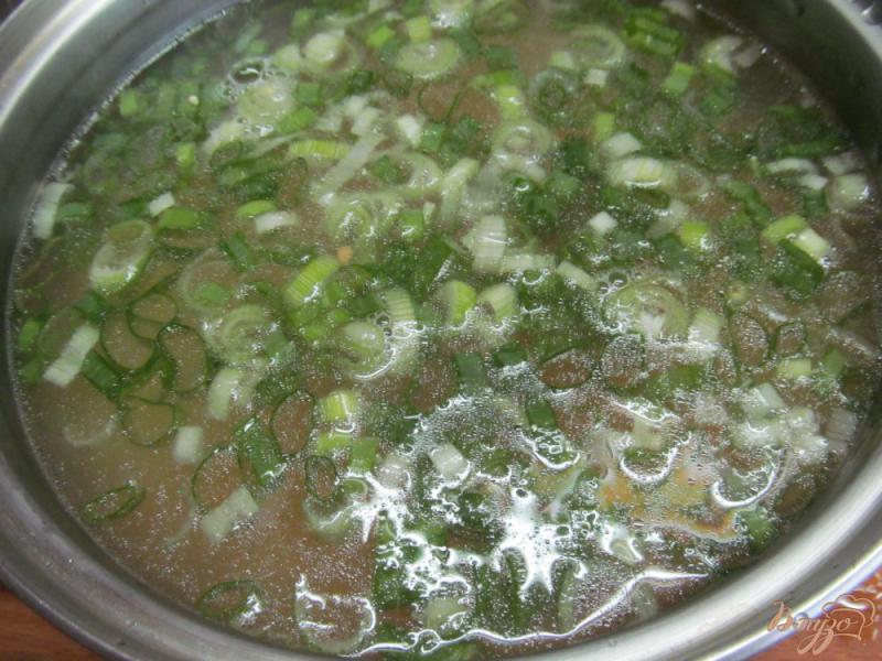 Фото приготовление рецепта: Овощной суп с пшеном на бульоне из баранины шаг №3