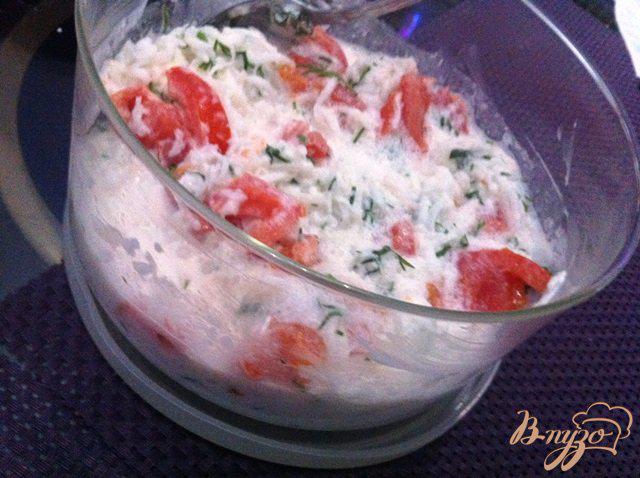 Фото приготовление рецепта: Салат из редиса Мули или Дайкона шаг №6