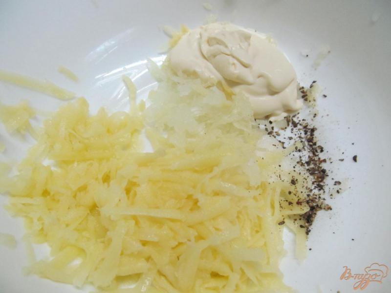 Фото приготовление рецепта: Свиная котлета на кости в картофельной панировке шаг №2