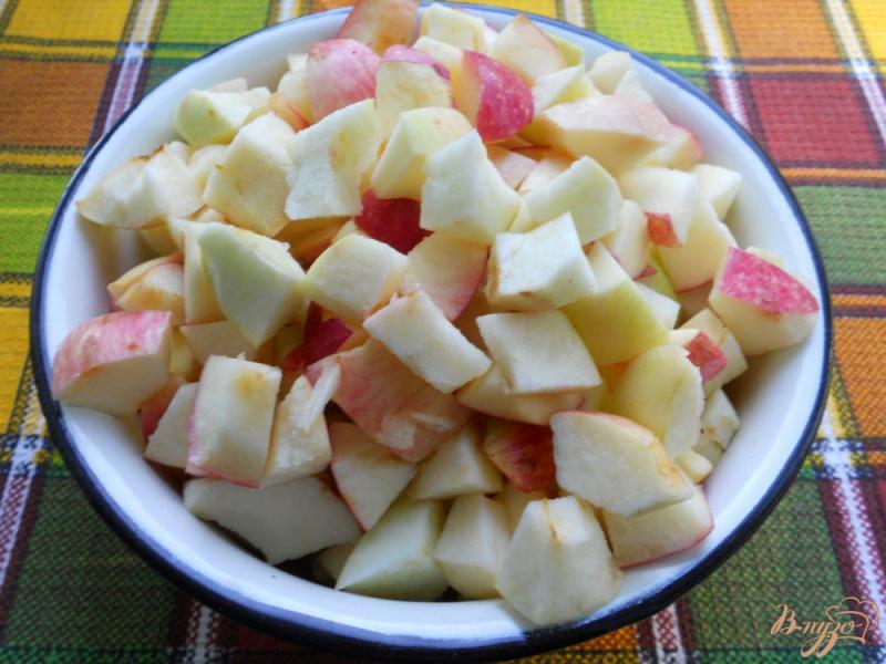 Фото приготовление рецепта: Яблочный пирог из творожного теста шаг №4
