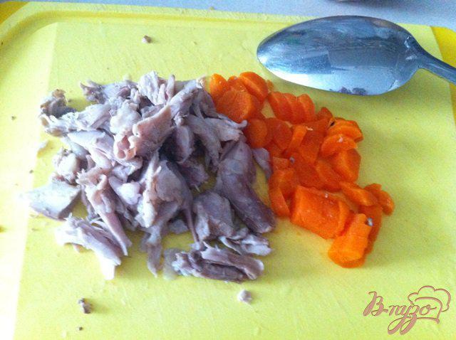 Фото приготовление рецепта: Суп из  фасоли и мяса кролика шаг №6