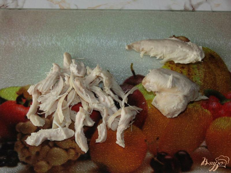 Фото приготовление рецепта: Овощной салат с мясом птицы шаг №1