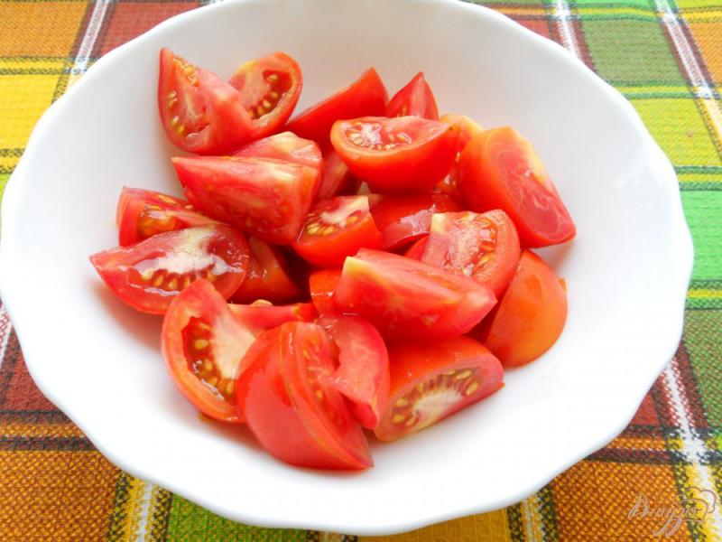 Фото приготовление рецепта: Маринованные помидоры с чесноком шаг №1