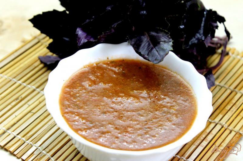 Фото приготовление рецепта: Томатный соус из сладким перцем шаг №11