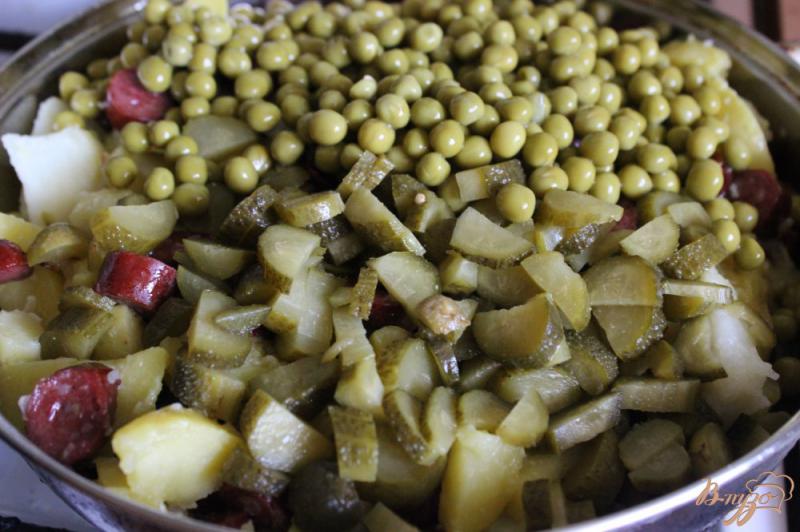 Фото приготовление рецепта: Егерский салат шаг №9