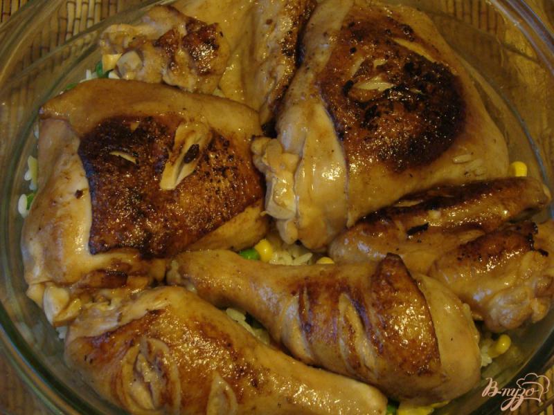 Фото приготовление рецепта: Курица по-азиатски с овощной смесью шаг №6