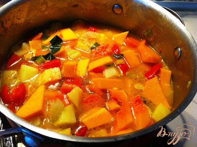 Фото приготовление рецепта: Овощной суп-пюре шаг №7