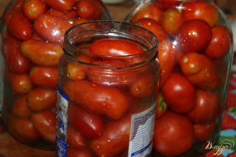 Фото приготовление рецепта: Малосольные пикантные помидоры шаг №4