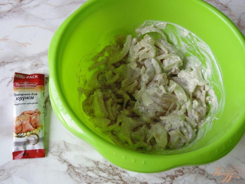 Фото приготовление рецепта: Картофель с мясом в духовке шаг №3